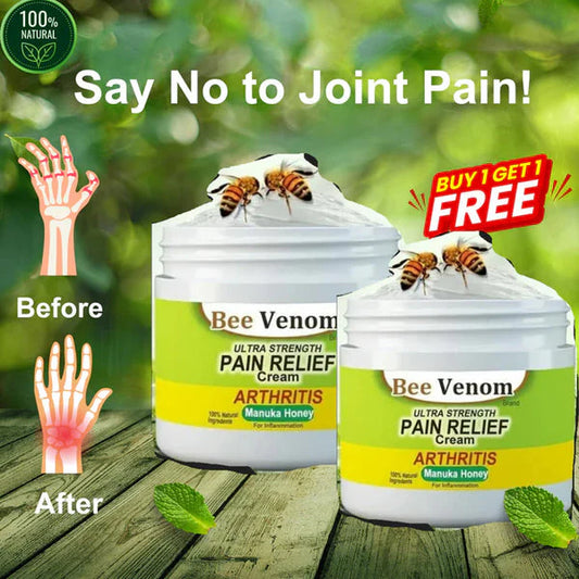 Bee Therapy™ #1 Bee Venom Pain Relief Cream | BUY 1 GET 2