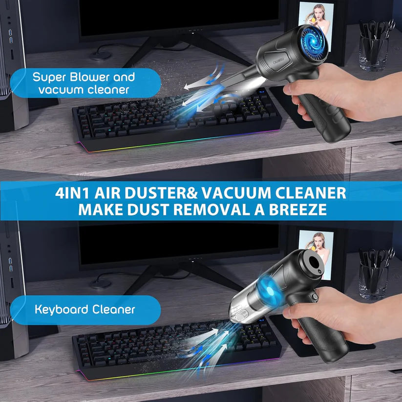 2 IN 1 Powerful Compressed Air Duster